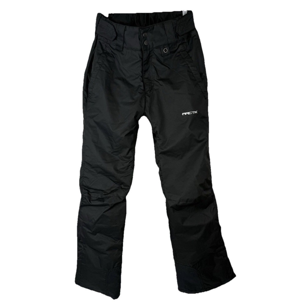 Arctix Snow Pants Womens Small Black Insulated Zip Pockets Winter Ski Snowboard
